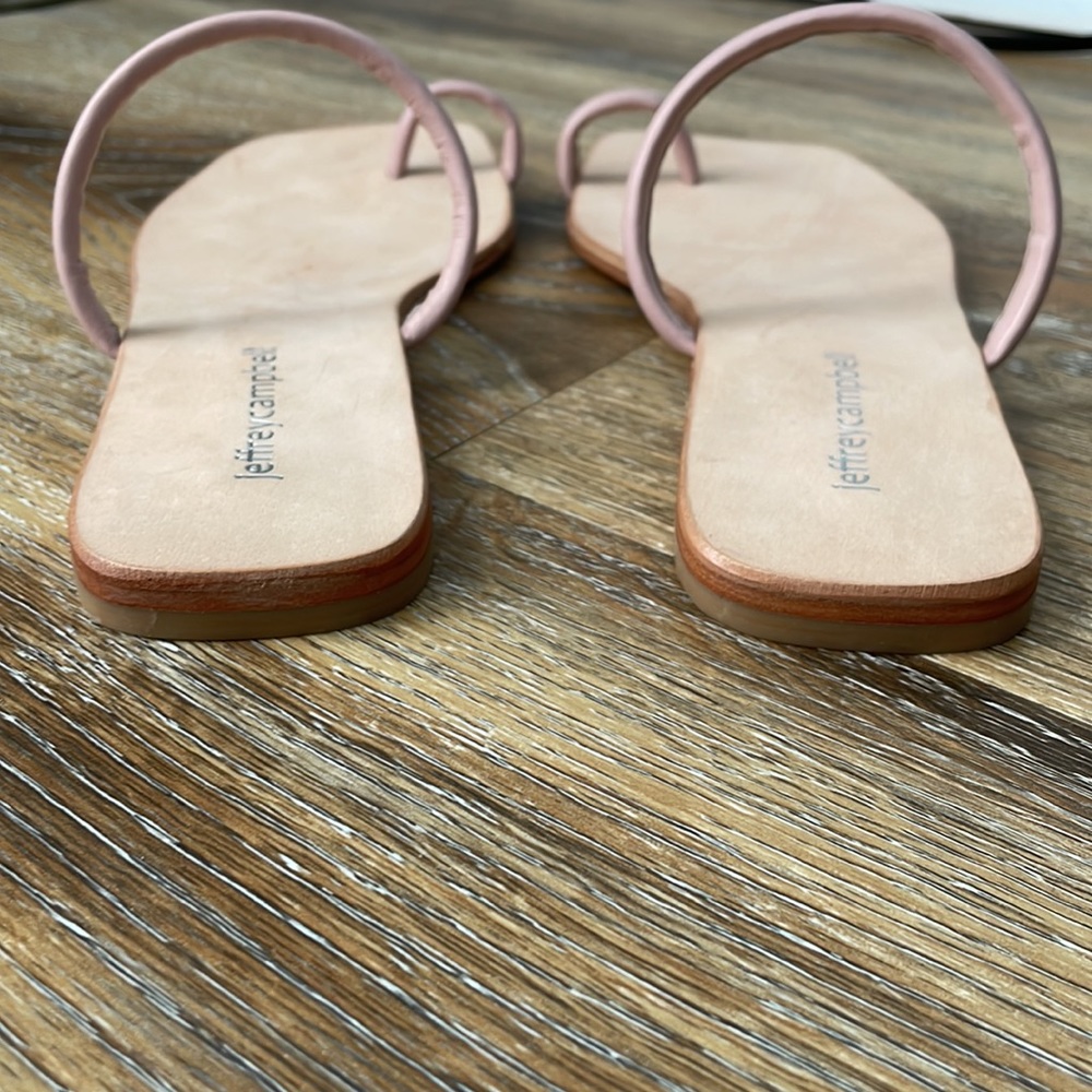 Jeffrey Campbell Darby Toe Loop Square Toe Sandal - image 7